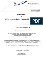Furuno Certification