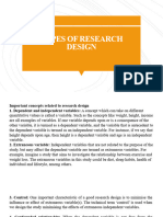 Types of Research Design