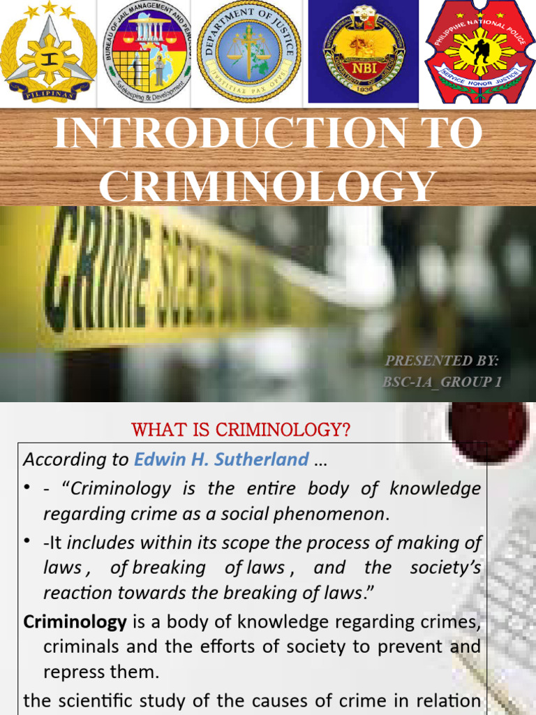 Crim-100 G1 | PDF | Criminology | Crimes