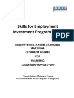 Competency Based Learning Material Plumbing Student Guide