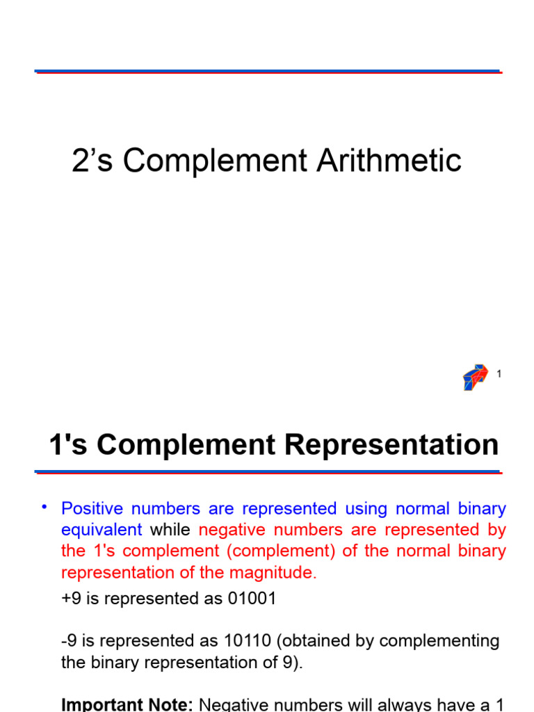 2s Complement Arithmetic | Download Free PDF | Numbers | Encodings