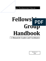 Fellowship Group Sample 2015