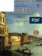 Antonio Vivaldi Two Concerti For Guitar & Orchestra C Major D Major
