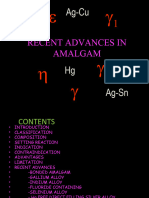 Amalgam With Recent Advances