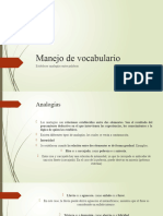 Manejo de Vocabulario 2