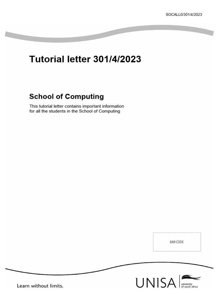 School of Computing Tutorial 2023 | PDF | Libraries | World Wide Web