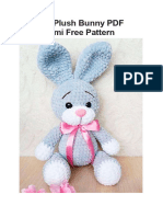 Crochet Plush Bunny PDF Amigurumi Free Pattern