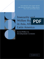 Insecurity and Welfare Regimes in Asia, Africa and Latin America Social Policy in Development Contexts by Ian Gough, Geof Wood