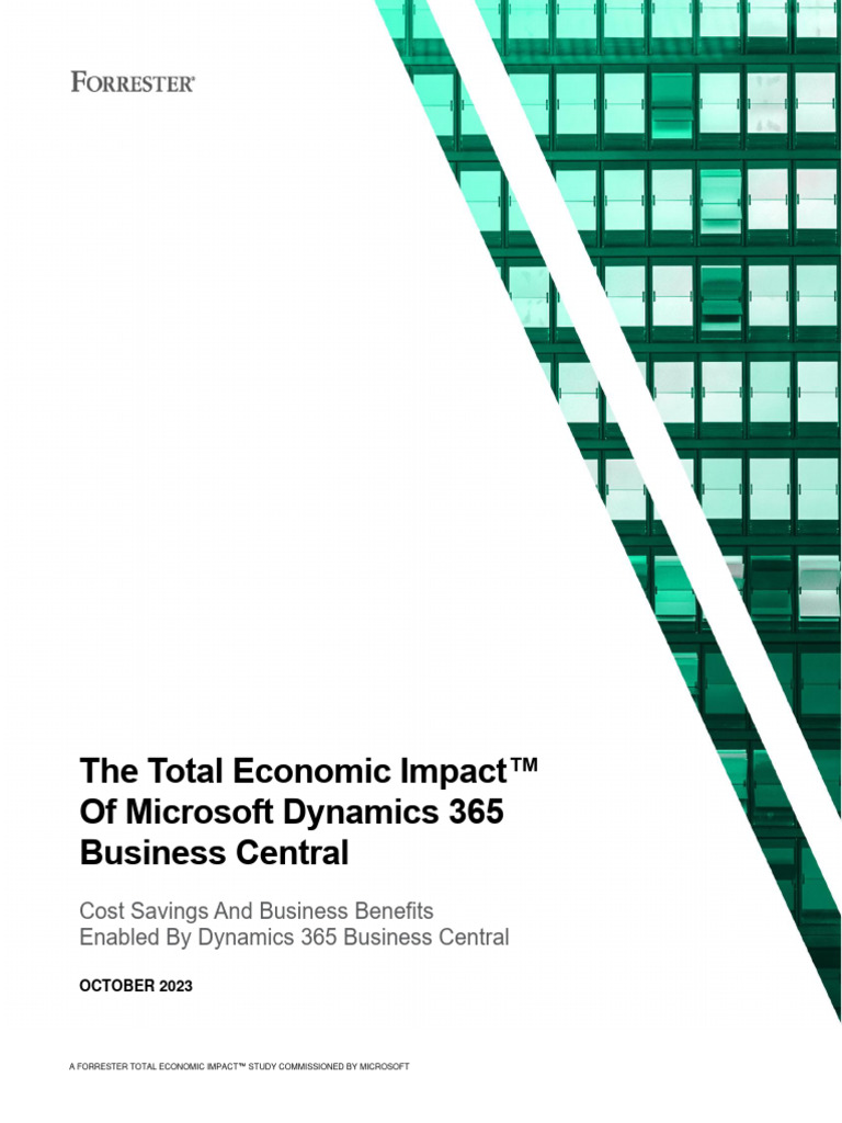 TEI of Microsoft Dynamics 365 Business Central | PDF | Enterprise ...