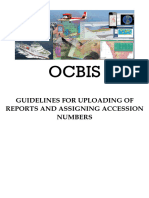Guideline For Uploading Reports in OCBIS