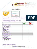 c2 Proficiency Spelling Problems