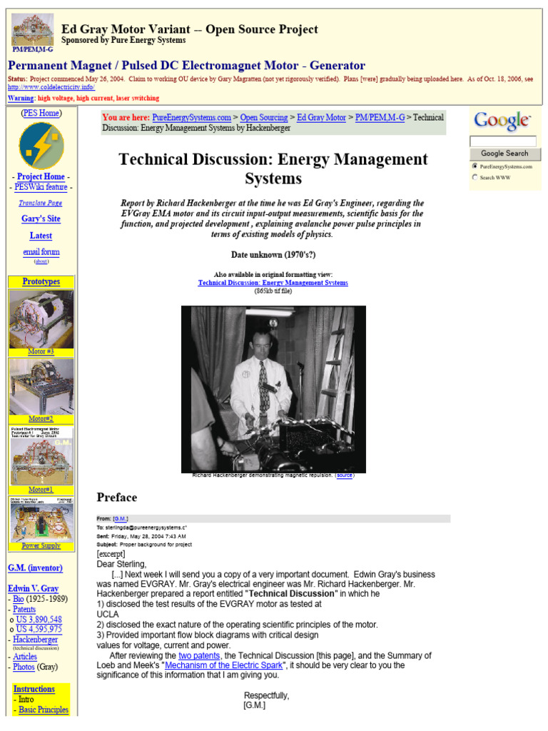 Ed Gray Motor Open Source Project | PDF | Electric Motor | Alternating ...