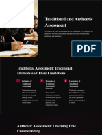Traditional and Authentic Assessment