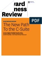 Harvard Business Review - The New Path To The C Suite