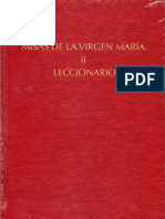 Misas de La Virgen María Ii (Leccionario)