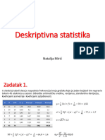 Deskriptivna Statistika