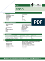 D-Fence Rinse - Sds