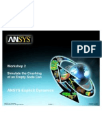 ANSYS Explicit Dynamics 120 Workshop 02
