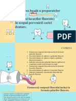 Aplicarea Locală A Preparatelor de Fluor (Geluri Si Lacurilor Fluorate) În Scopul Prevenirii Cariei Dentare