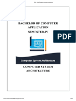 CSA - SLM-Computer System Architecture