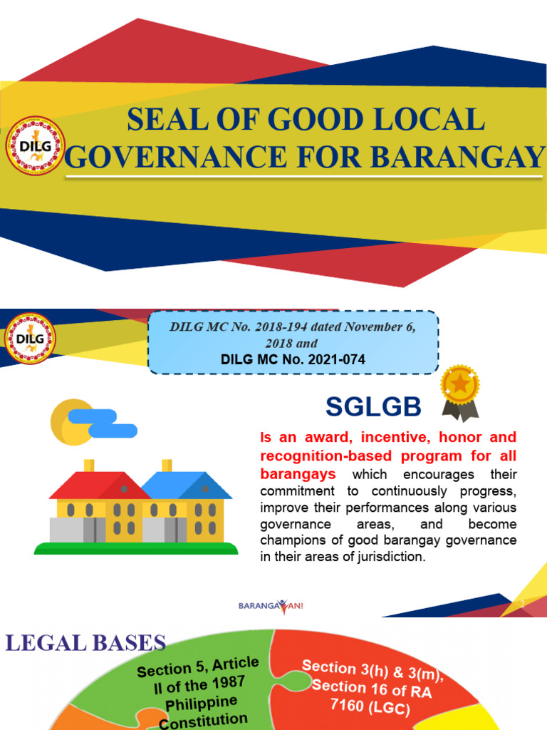 SGLGB Roll Out Edited | PDF | Regulatory Compliance | Emergency Management