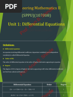 Differential Equations