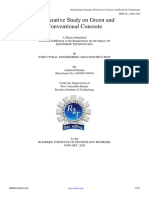 Comparative Study On Green and Conventional Concrete