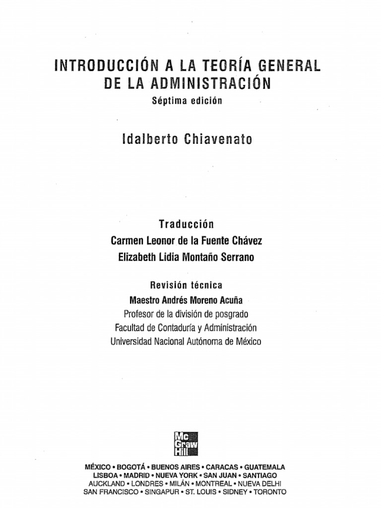 Chiavenato Enfoque Sistémico Pdf Teoría De Sistemas Holismo