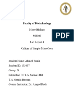 Microbiology Lab Report 5