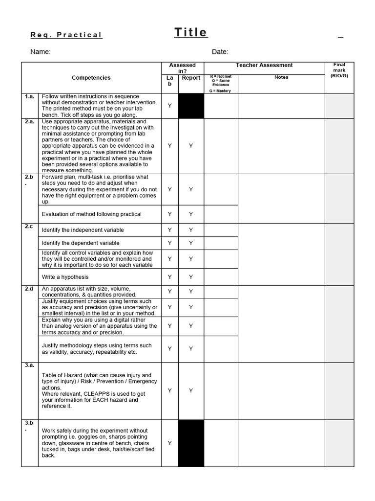 RP Student Lab Report Template | PDF | Risk | Methodology