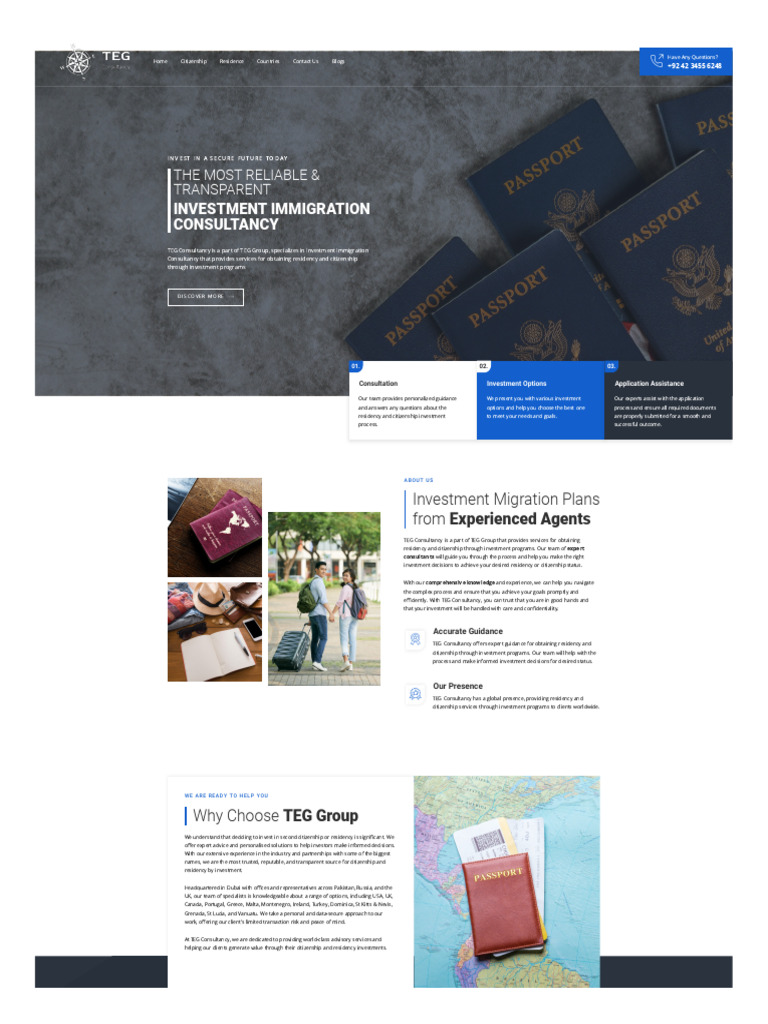 Invesment Immigration Consultancy | PDF | Government And Personhood ...
