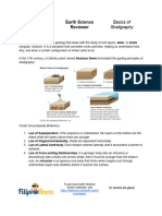 Earth Science Reviewer Basics of Stratigraphy