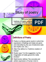 Poetry & Its Elements