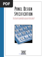 2004 APA PDS Panel Design Specification