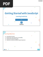 Getting Started With JavaScript