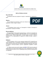 POP 01.02 - Procedimento Interno para Programa de Inspeção e Manutenção Dos Equipamentos e Linhas.