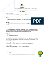 POP 02.03 - Procedimento de Movimentação de Carga No Setor de Destilaria.