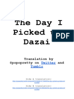 BSD Light Novel 9 - The Day I Picked Up Dazai