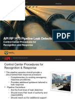 API RP 1175 Control Center Procedures