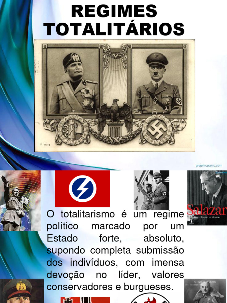 Totalitarismo: Nazismo e Fascismo | PDF | Fascismo | Totalitarismo
