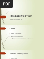 CH 1 Introduction To Python