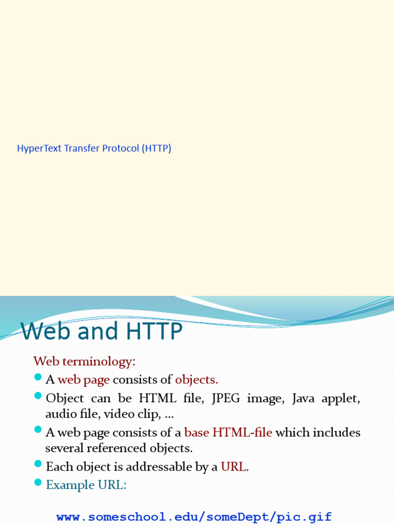 HTTP | PDF | Web Server | Internet & Web