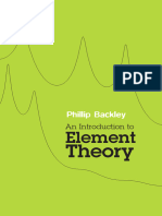 An Introduction To Element Theory (Ph... (Z-Library)