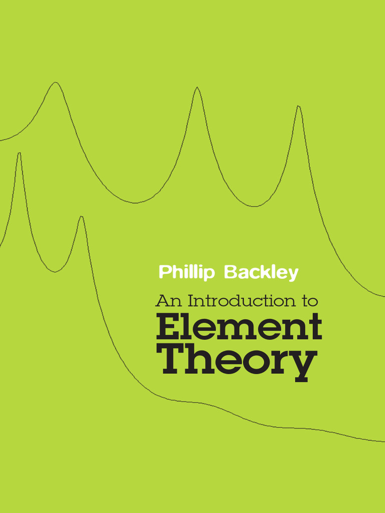 An Introduction To Element Theory (Ph... (Z-Library) | PDF | Speech ...