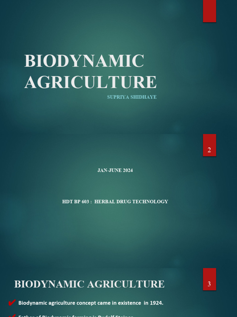 Biodynamic Agriculture | Download Free PDF | Organic Farming | Agriculture
