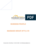 Business Profile Maebane