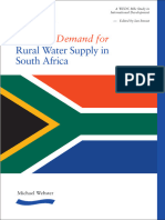 Effective Demand For Rural Water Supply in SA