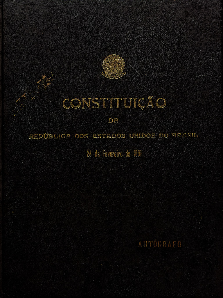 Constituicao de 1891 PDF Senado dos Estados Unidos Brasil