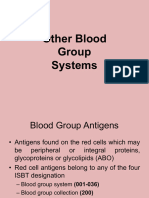 4 Other Blood Group Systems