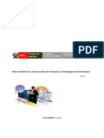 Plan Del Centro de Servicio de TI-07!11!13